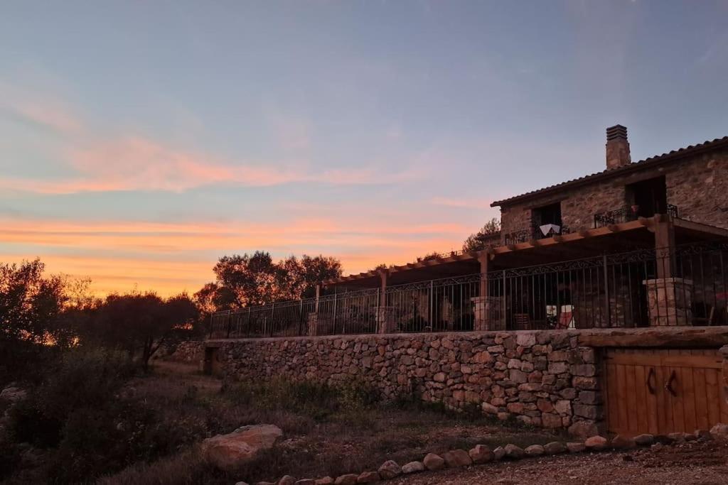 La Cueva De Miravet - Villa De Lujo En La Cima De La Montana Con Vistas Al Mar Cabanes  Eksteriør bilde