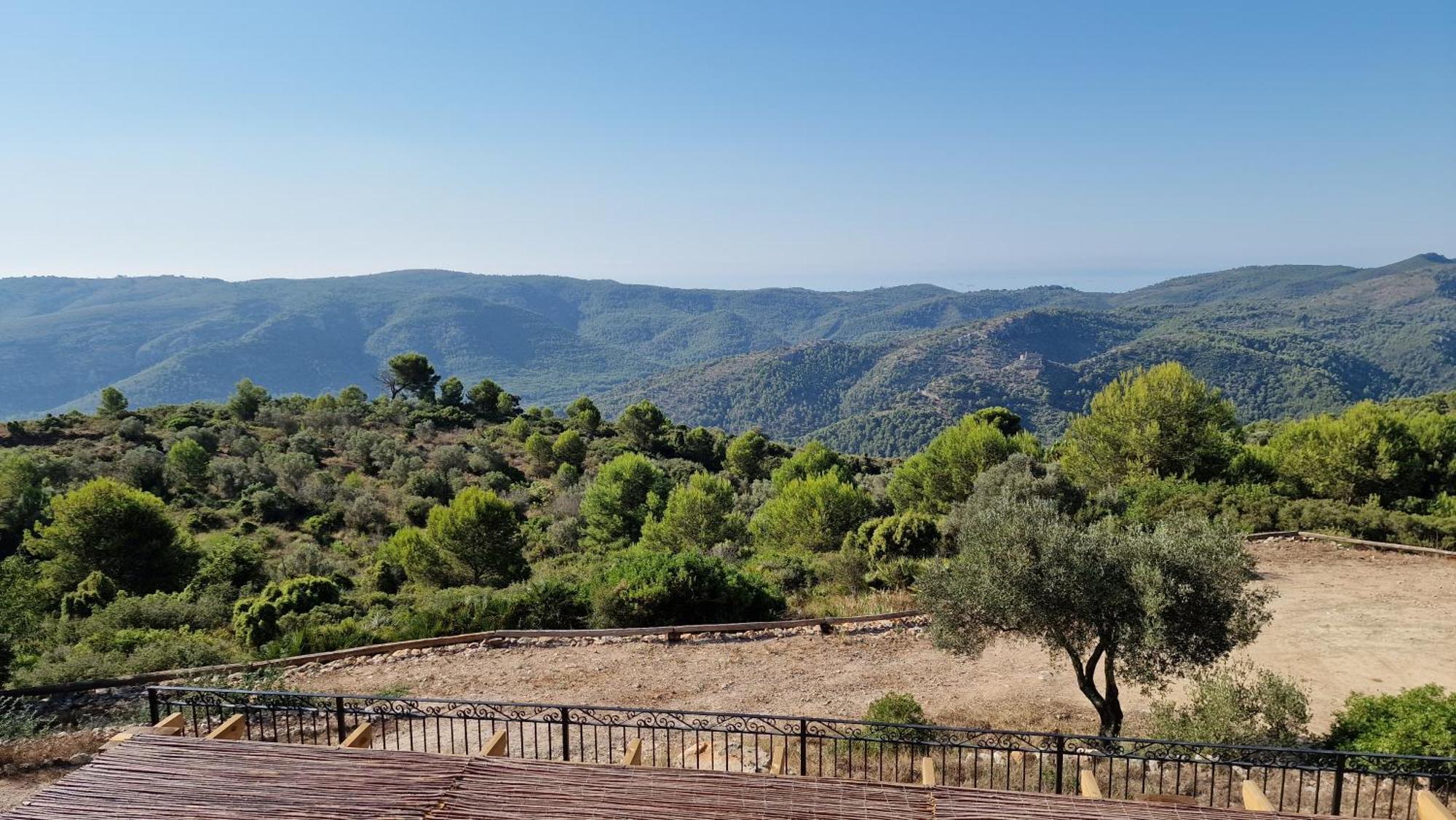 La Cueva De Miravet - Villa De Lujo En La Cima De La Montana Con Vistas Al Mar Cabanes  Eksteriør bilde