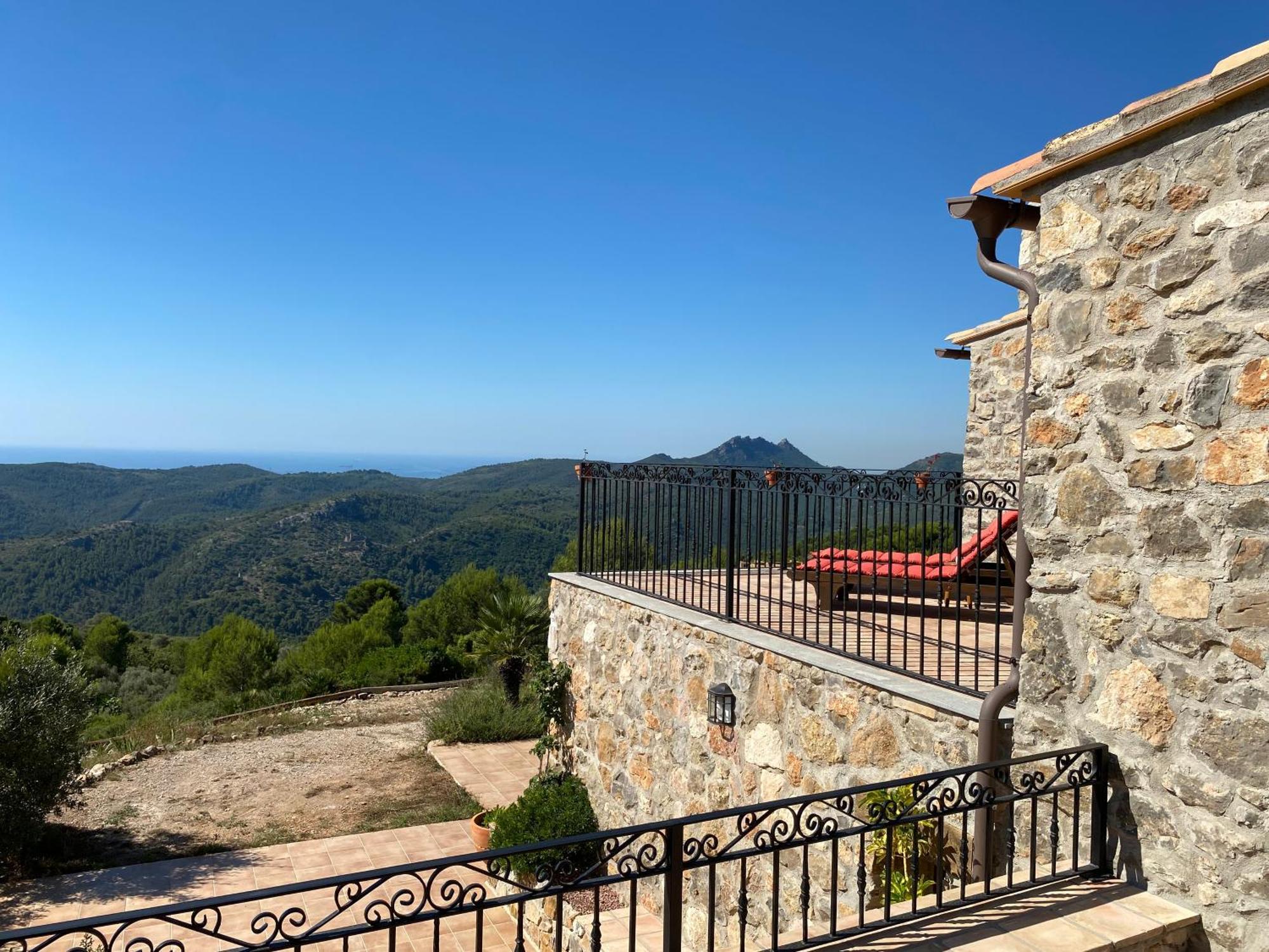 La Cueva De Miravet - Villa De Lujo En La Cima De La Montana Con Vistas Al Mar Cabanes  Eksteriør bilde