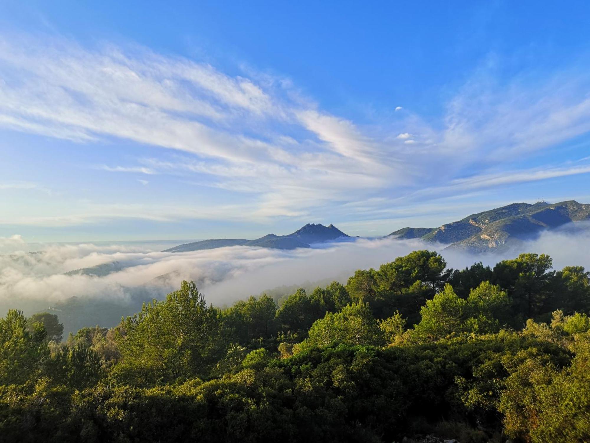 La Cueva De Miravet - Villa De Lujo En La Cima De La Montana Con Vistas Al Mar Cabanes  Eksteriør bilde