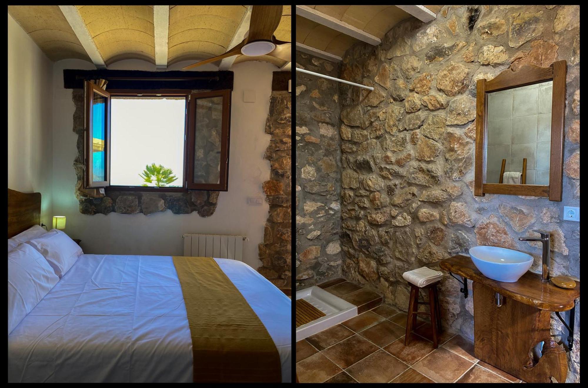 La Cueva De Miravet - Villa De Lujo En La Cima De La Montana Con Vistas Al Mar Cabanes  Eksteriør bilde
