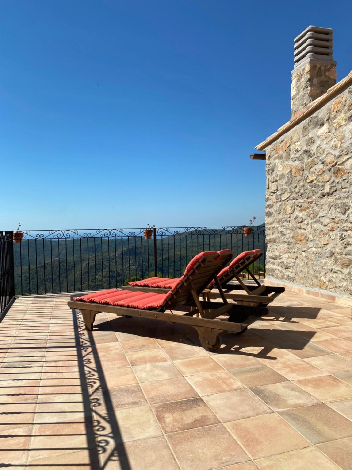 La Cueva De Miravet - Villa De Lujo En La Cima De La Montana Con Vistas Al Mar Cabanes  Eksteriør bilde
