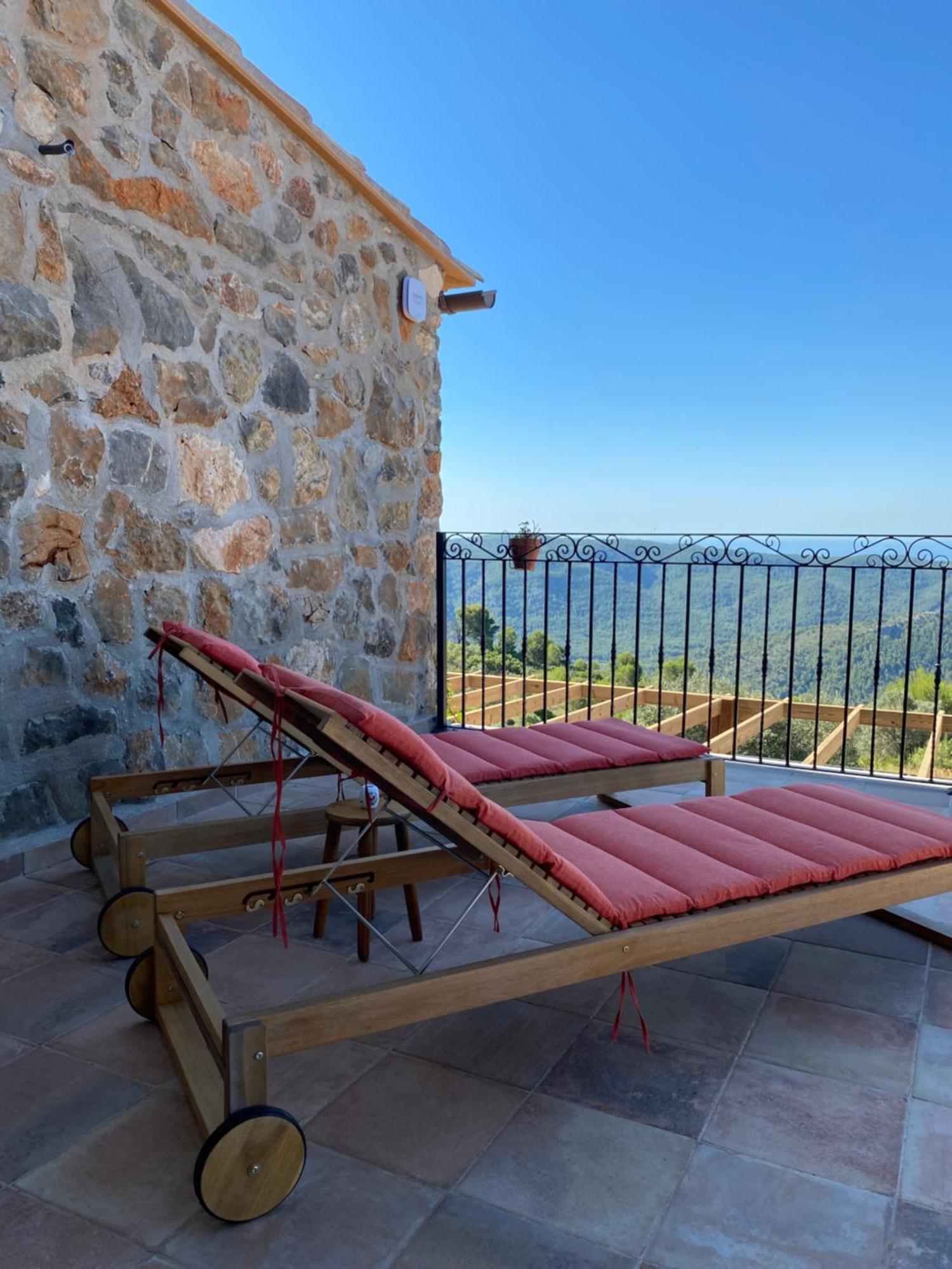 La Cueva De Miravet - Villa De Lujo En La Cima De La Montana Con Vistas Al Mar Cabanes  Eksteriør bilde