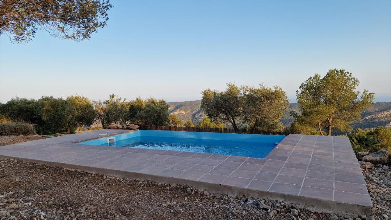 La Cueva De Miravet - Villa De Lujo En La Cima De La Montana Con Vistas Al Mar Cabanes  Eksteriør bilde