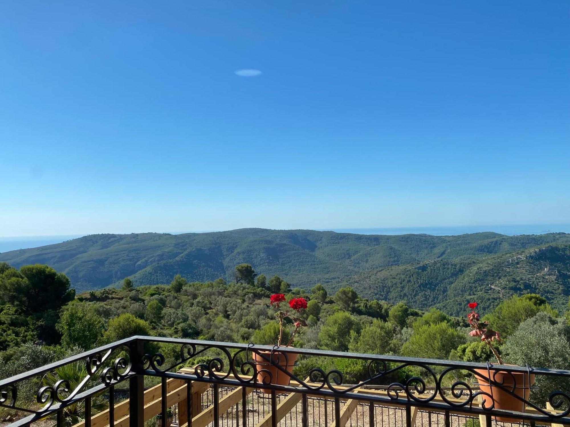 La Cueva De Miravet - Villa De Lujo En La Cima De La Montana Con Vistas Al Mar Cabanes  Eksteriør bilde